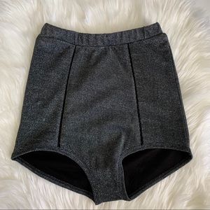 New Amuse Society Black High Waisted Swim Bottoms